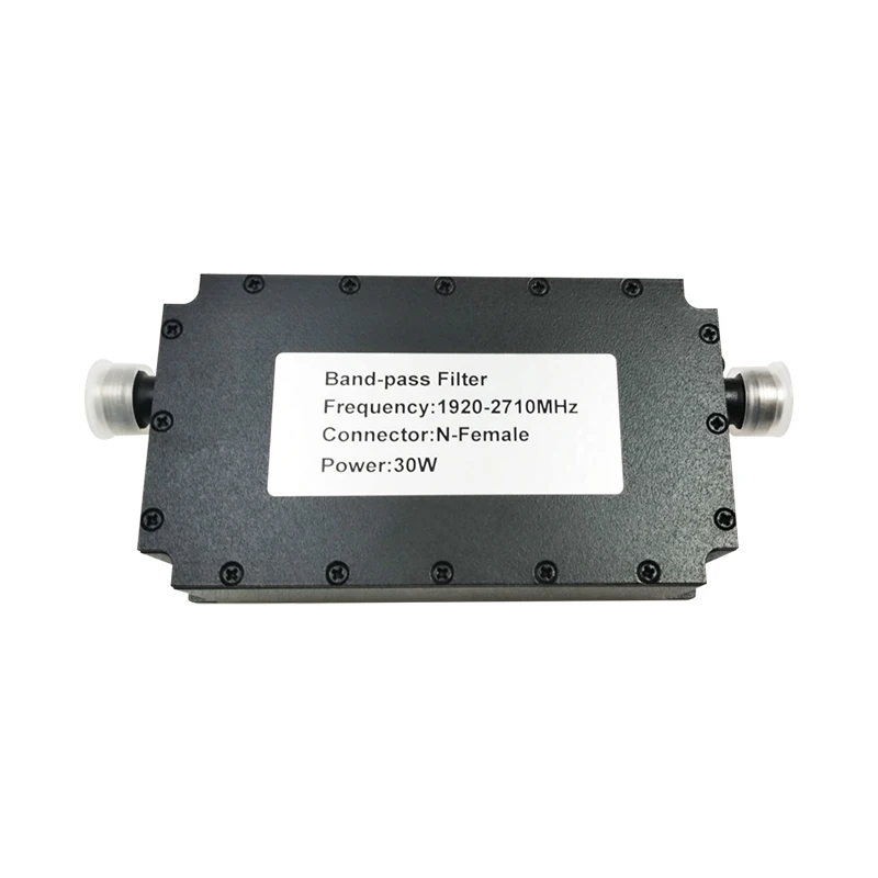 Hot Sale RF Filter Newly 50W LTE2100 NR2100 1920-2710MHz RF Band Pass Filter with High