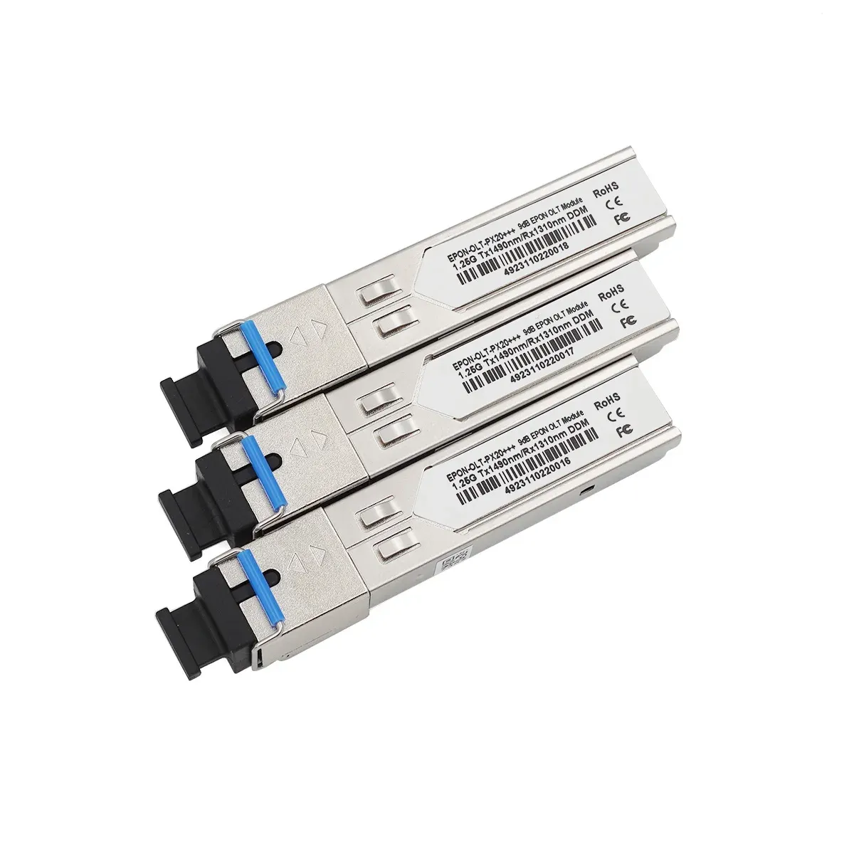 HOSECOM 1310-1490nm 20KM PX20+++ 9dB EPON OLT SFP Module for FTTH/Home Use Compatible with SFP Epon 9dB 2 Year Warranty-boxintelecom
