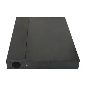 96F LC/UPC 24-Port 1U Fixed Type Duplex Fiber Optic Patch Panel Cassette Rack Mount Holder