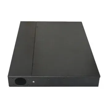 96F LC/UPC 24-Port 1U Fixed Type Duplex Fiber Optic Patch Panel Cassette Rack Mount Holder