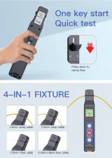 KFI-45 Fiber Optical Identifier FOI Detector Cable Tester with Fiber Visual Fault Locator 