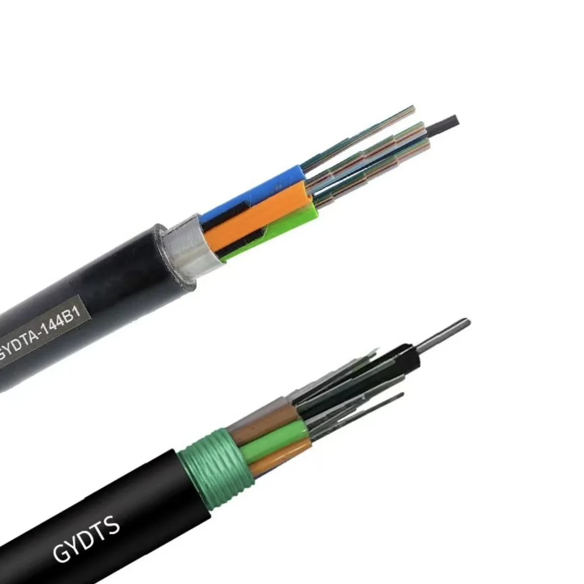 High Quality Outdoor Underground Uni-Tube Steel Wire Armored Cable GYXTY 12 24 Core Single Mode Fiber Cable With Lower Prices-boxintelecom