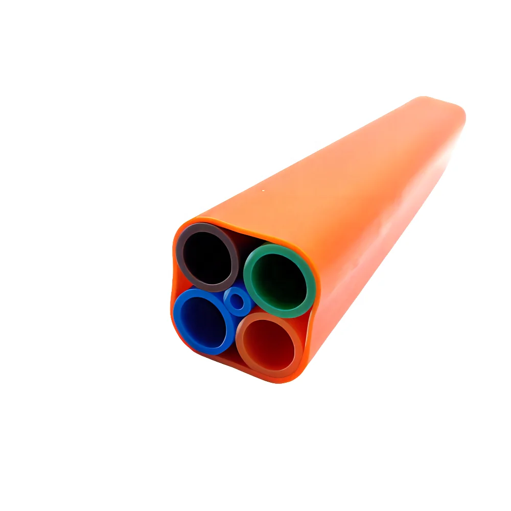 3 Way 14/10mm HDPE Microduct Pipe for Fiber Optic Cable Underground Installation and Blowi