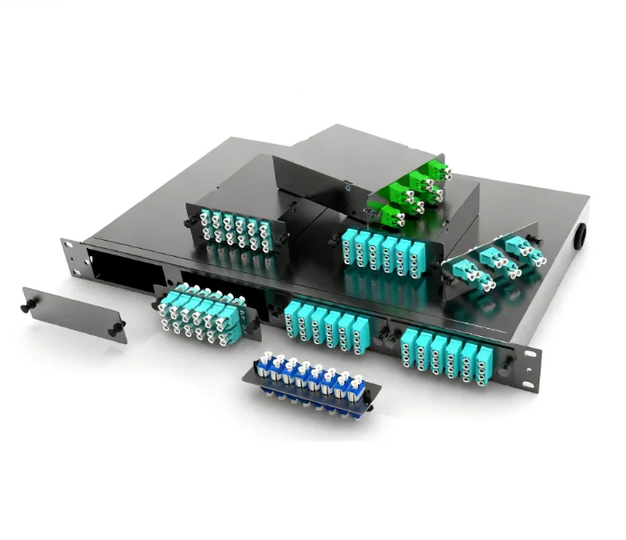 ODF Fiber Distribution Frame 19-Inch Rack Mount Termination Box 24/48/96 Core Sliding Type