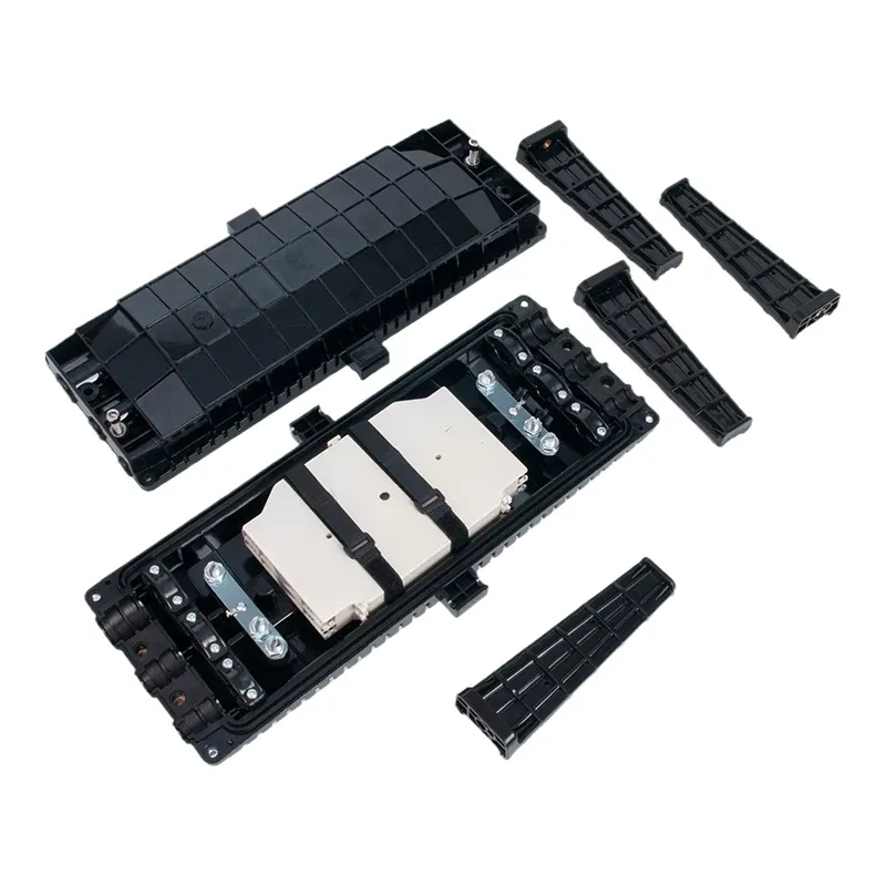 96/144 Core FTTX Fiber Optic Splice Closure 3-In/3-Out Joint Enclosure Optical Equipment