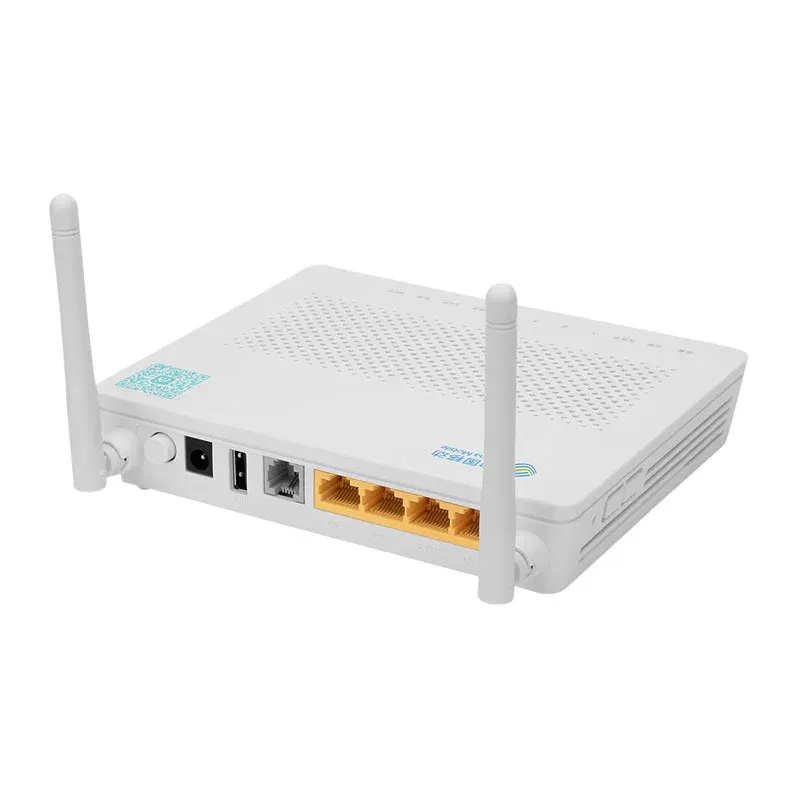 Fiber Modem USED GPON ONU HS8545M 1GE+3FE LAN +2.4G WIFI 2dbi WIFI ONU GEPON ONU XPON ONT for FTTH-boxintelecom