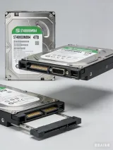 ST4000DM004 4TB 3.5 Inch SATA 6Gb/s HDD, 5400RPM, 256MB Cache, Desktop & Home Server Inter