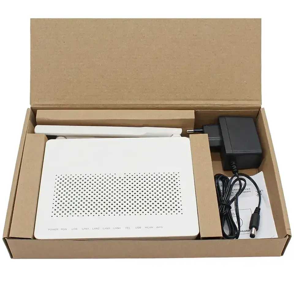 New HG8546M Gpon Xpon 1GE+3FE+1Tel+USB+Wifi English Firmware Modem Router Onu Ont Epon Ftth Xgspon Router PON System-boxintelecom