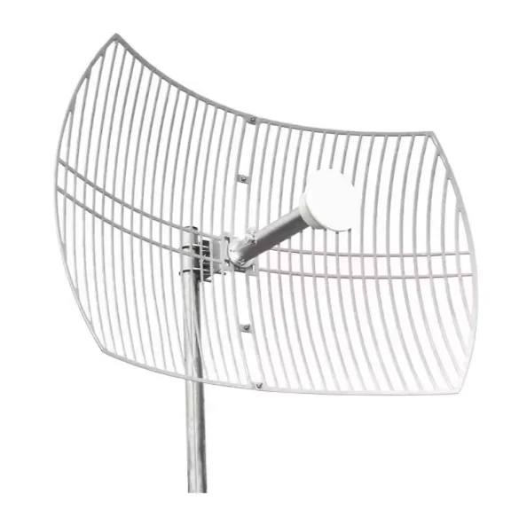 High Gain  24dBi 1700-2700MHz 3G 4G 5G Wimax Parabolic Antenna  Directional Grid Parabolic