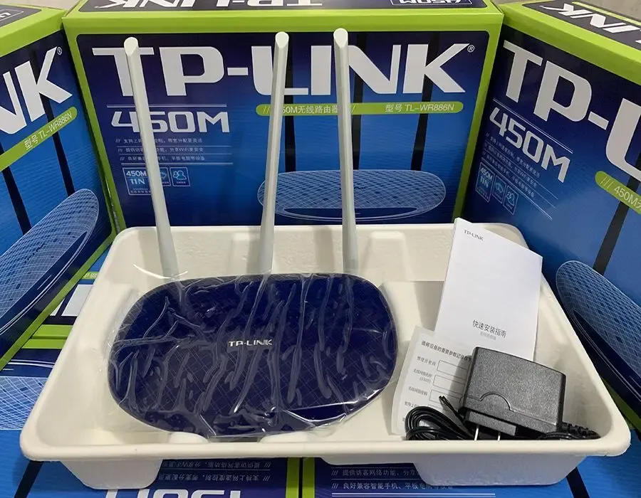 TP-LINK TL-WR886 Wireless Router Home Wall-Penetrating King 450M High-Speed WiFi Fiber 6-Month Warranty-boxintelecom