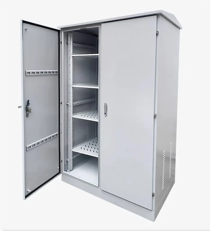 Customized Outdoor IP55 Integrated Network Communication Cabinet 2.0mm Cold-Rolled Steel Electronics Instrument Enclosures New-boxintelecom