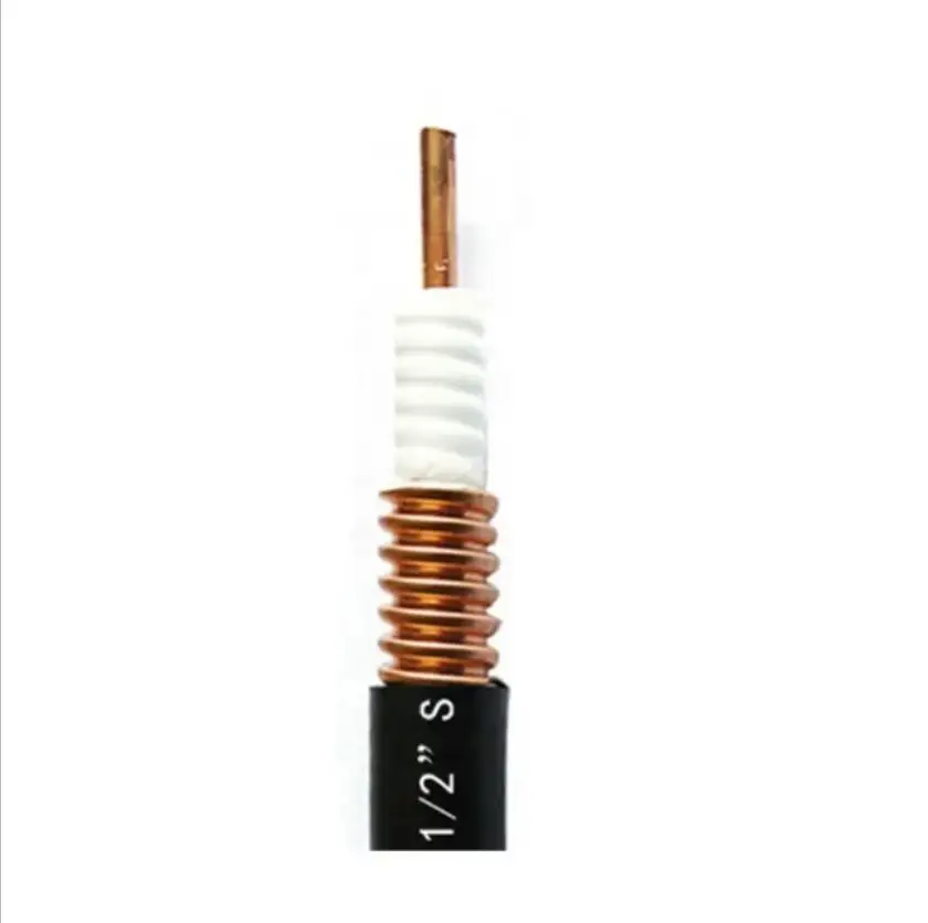 7/8'' Copper RF Feeder Jumper Coaxial Cable 50 Wide Frequency Range Low Attenuation Loss C