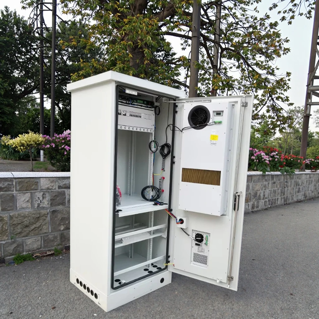 RH Smart City Outdoor Communication Cabinet 200A 240V IP55 Temperature Controlled Power Distribution Equipment 6 Sockets-boxintelecom