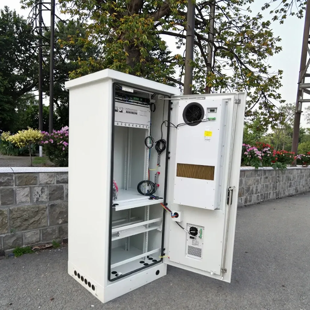 RH Smart City Outdoor Communication Cabinet 200A 240V IP55 Temperature Controlled Power Distribution Equipment 6 Sockets-boxintelecom