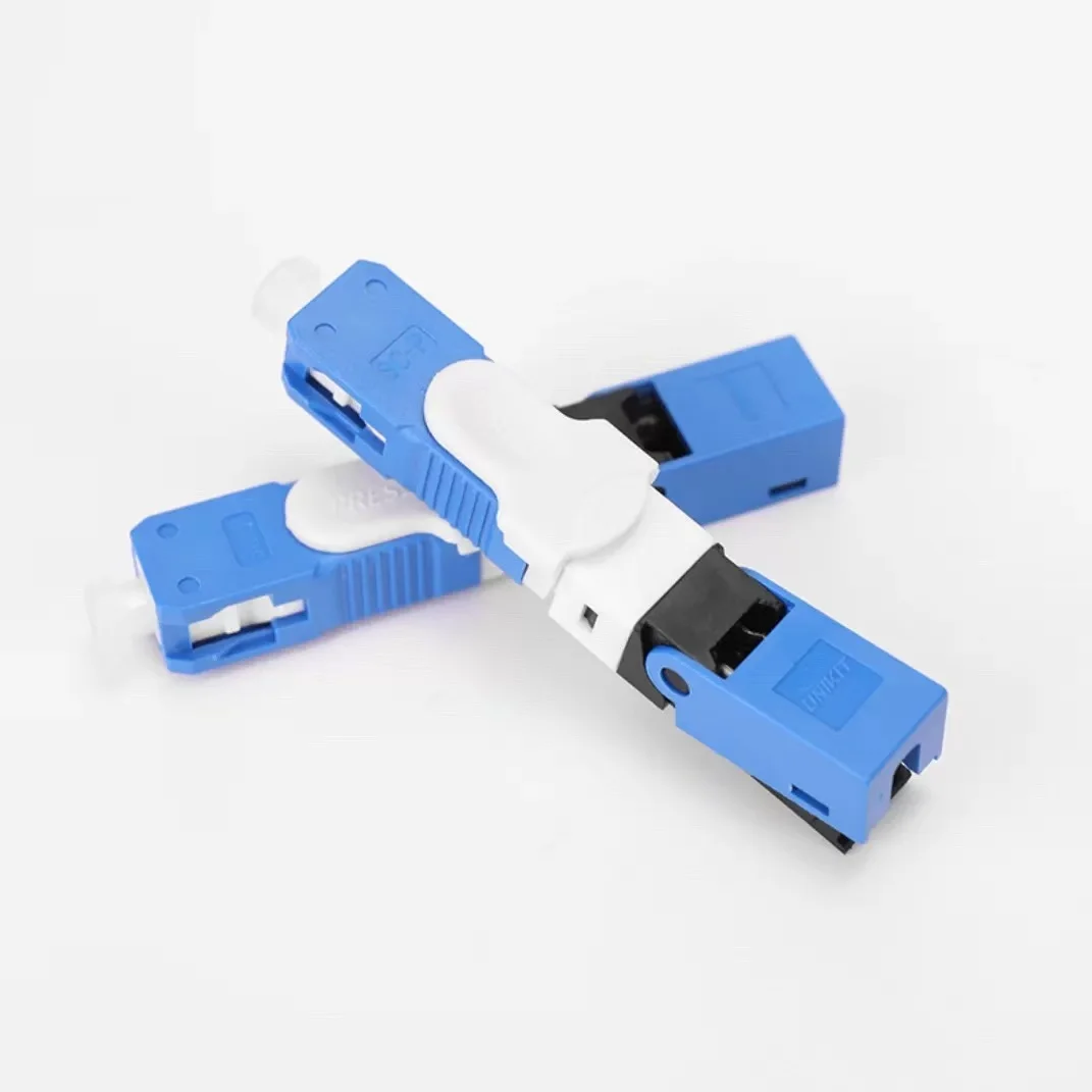ESC250d Fiber Optic Accessories SC UPC/APC 0.3dB Quick Connectors for Single-Mode FTTH Used in Epon Gpon 5G Networks-boxintelecom