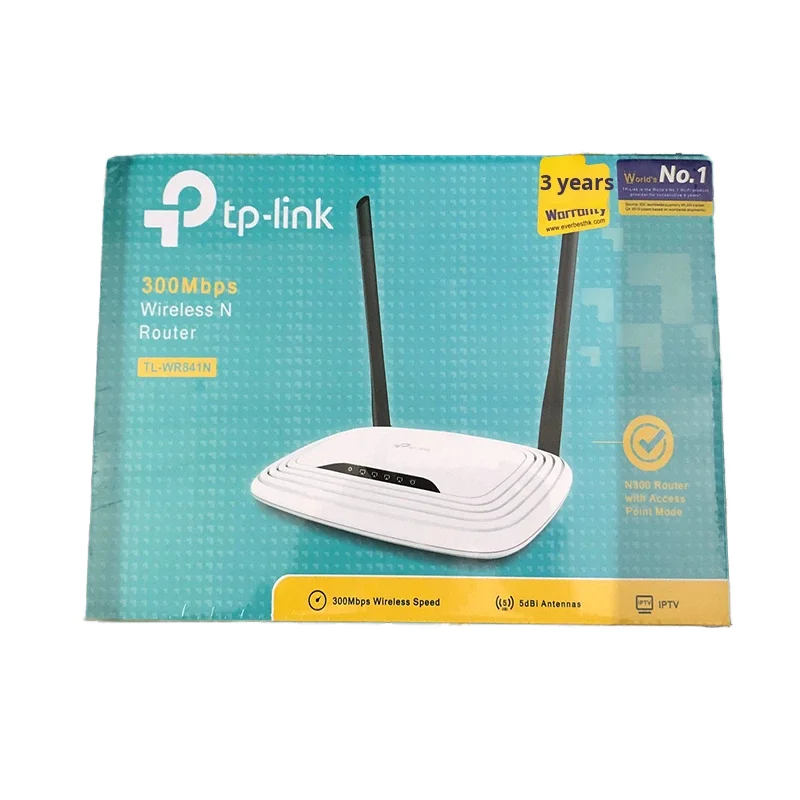 TP841N Dual Antenna 300M Home Wireless Broadband Router TP841 English Version Power Supply US/EU Plug-boxintelecom
