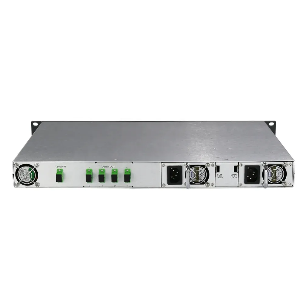 FTTH High Power CATV EDFA 4 Ports 16 dbm 1550nm Optical Amplifier-boxintelecom