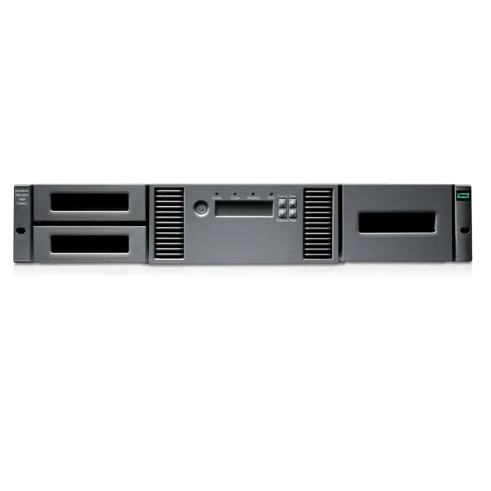 Wholesale HPE Storage MSL2024 Tape Library 1x MSL 6 7 9 SAS Drive 15x LTO 8 30TB Data Cartridges