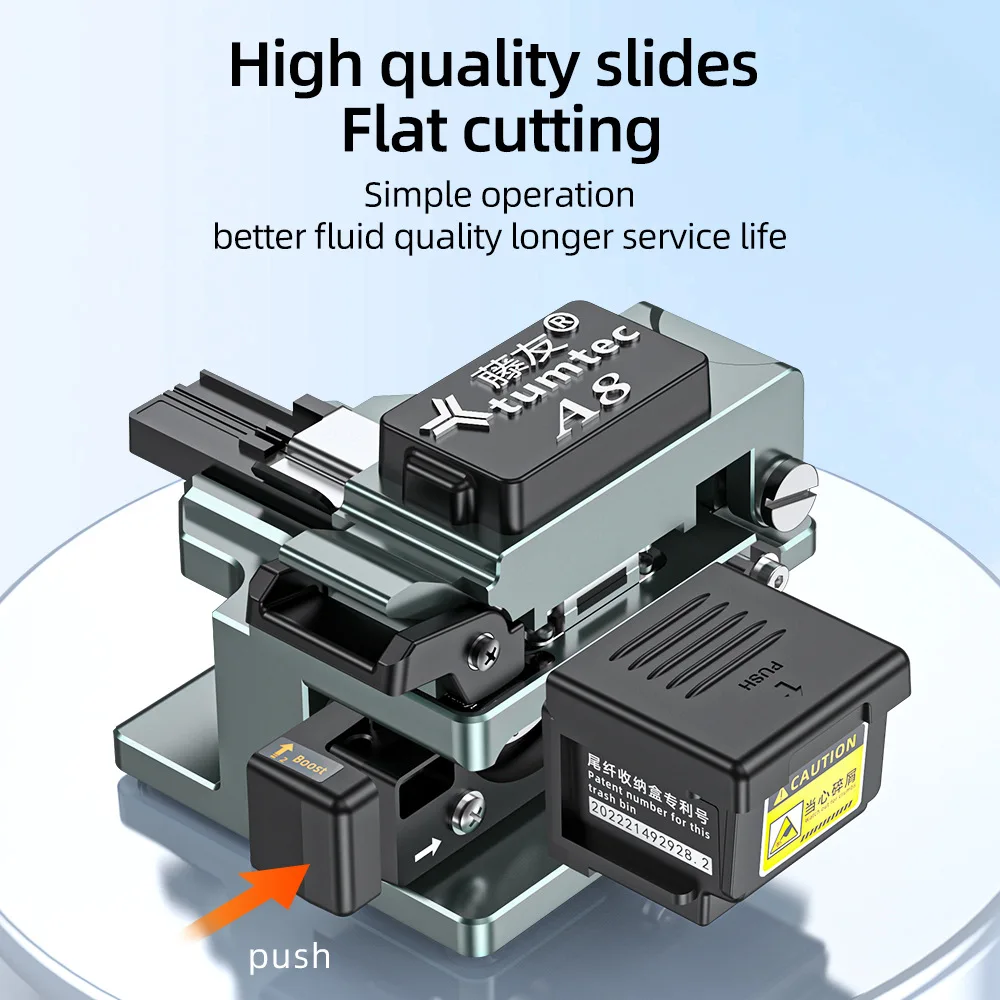 Tumtec A8 Cleaver  High Precision Optical Fiber Cutter FTTH Optic Fiber Cleaver Tumtec A8 