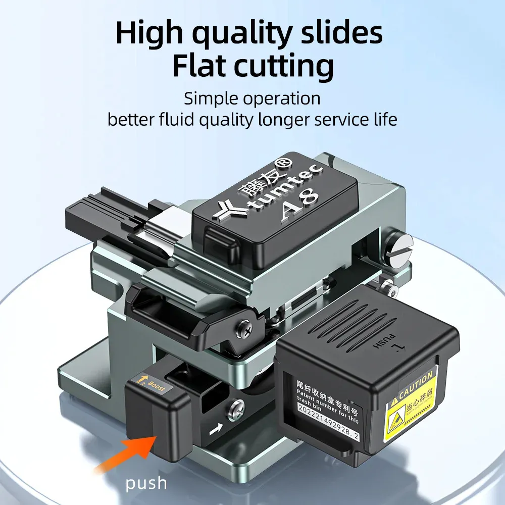 Tumtec A8 Cleaver  High Precision Optical Fiber Cutter FTTH Optic Fiber Cleaver Tumtec A8 