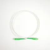 Factory Price SC/APC-SC/APC 3.0MM G657A1 White Color Singlemode Simplex Fiber Optic Patchc