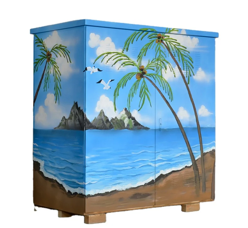 Handmade Stainless Steel Aluminum Communication Cabinet Cover IP55 Outdoor Integrated Electronics Instrument Enclosure Urban RH-boxintelecom