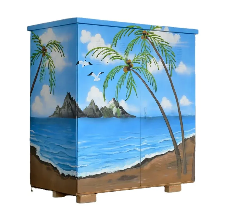 Handmade Stainless Steel Aluminum Communication Cabinet Cover IP55 Outdoor Integrated Electronics Instrument Enclosure Urban RH-boxintelecom