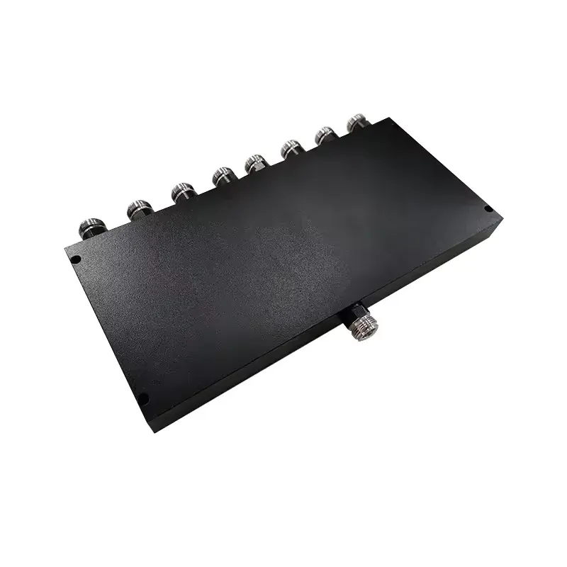 boxin UHF 8 Way Wilkinson Power Splitter 400-450MHz Low VSWR 50W 8 Way Power Splitter with N-F
