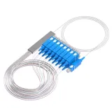 1x2 1x4 1x8 1x16 SC UPC Mini PLC Optic Beam Splitter Single Mode with SC UPC Connector Min