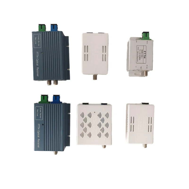 FTTH Optical Receiver  with WDM 1310/1490/1550nm FTTH Node Fiber Optical WDM Node RF Conve
