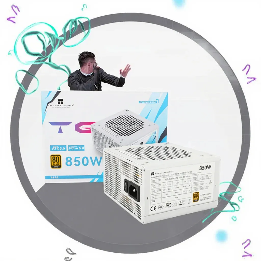 Thermalright TR-TG850S 850W Gold 80Plus Switching AC Power Supply White ATX 20+4Pin Desktop Computers in Stock Limited-boxintelecom