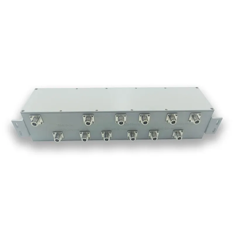 Hot Sale RF Filter Newly High Rejection RF 758-2690MHz 6 in 6 Out Bandpass Cavity Filter f