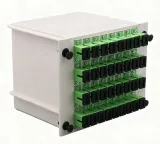 SC/APC 1x32 Plug-in PLC Fiber Optic Splitter - Ultra-Low Loss Telecom Grade Singlemode Opt