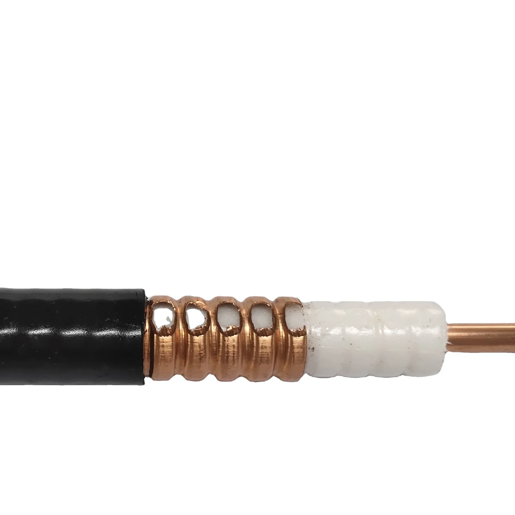 Factory Supply 50 Ohm 1/2 Inch Leaky Cable Low Loss Feeder with CCA Conductor Communication cable-boxintelecom