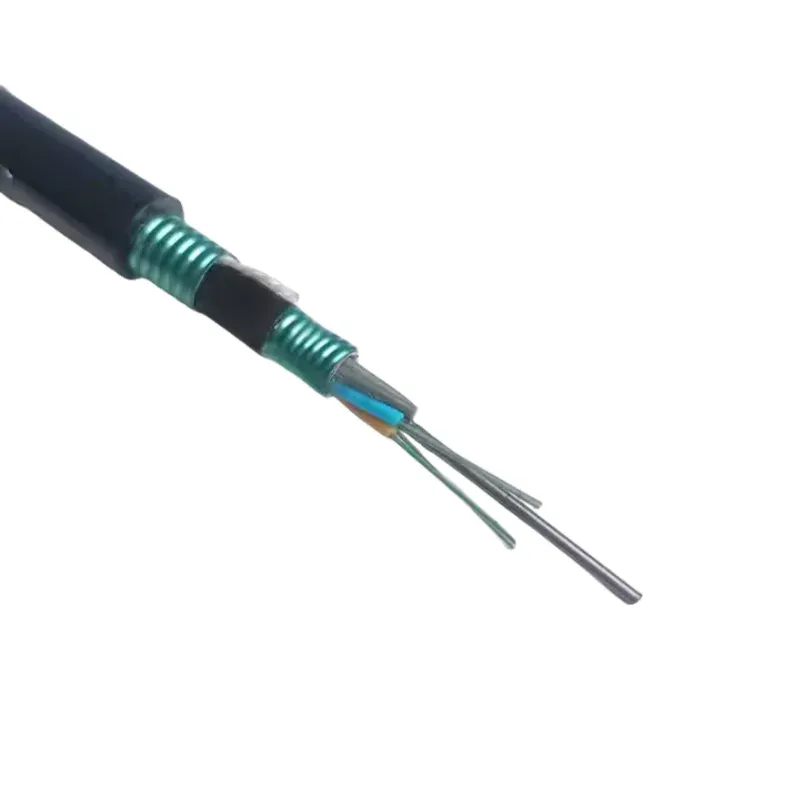 GYTA53 Optical Fiber G652D Duct Direct Burial 720 Core PE Jacket Steel Tape Armored Fiber Optic Cable 100m OEM Base Station Use-boxintelecom