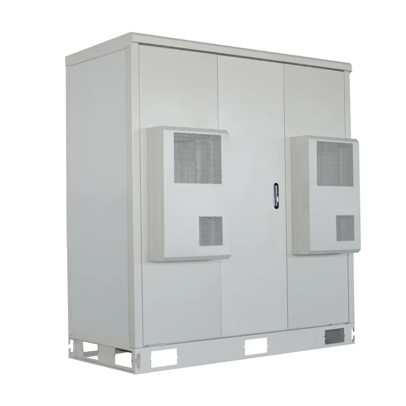 RH Brand Integrated 5G Outdoor Communication Cabinet IP55 Three-Cabin 1.8m Galvanized Steel Electronics Instrument Enclosure-boxintelecom