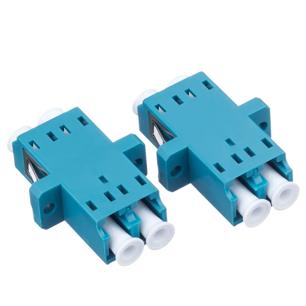 High Quality Fiber Optic Equipment-Single & Multi Mode OM3 OM4 Plastic Coupler Flange Plate Adapter