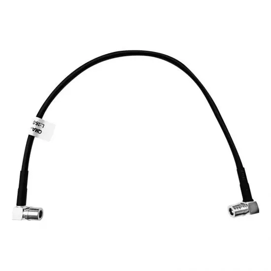LMR240 0.6M Jumper Cable with QMA Male Right Angel Connectors