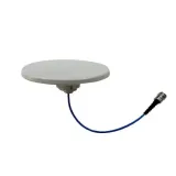 50W High Gain 600-6000MHz SISO Slim Omni Ceiling Antenna With -153dBc Low PIM for 5G Proje