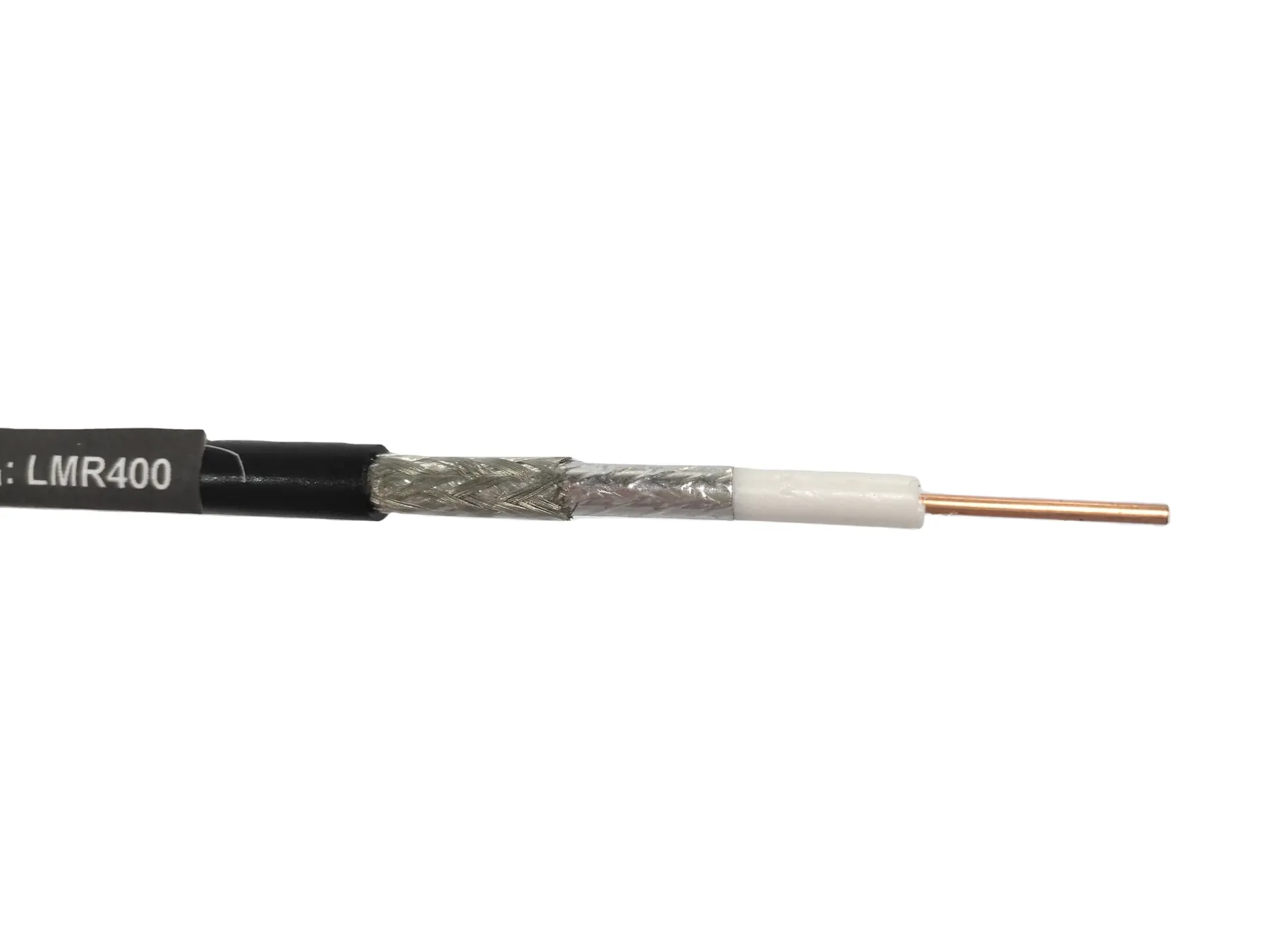 Braided  Coaxial  Cable  Factory Direct  RLFC-400  Aluminum Alloy Wire Shield LMR400 Coaxial Cable-boxintelecom