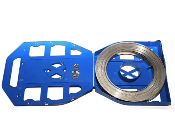 Ftth Ss 201 304 Cable Electric Line Fitting Adjustable Stainless Steel Banding Strap Fiber Tape