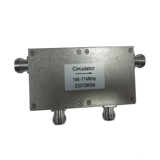 136-174MHz Vhf Dual Junction Isolator RF Coaxial Isolator with NF/F