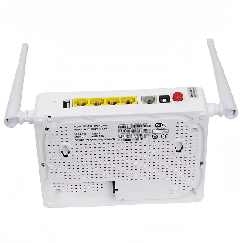 F670L EPON GPON Dual Band 4GE+1TEL+1USB AC 2.5G 5G Wifi Optical Network Unit FTTH Xpon Xgspon ONU ONT with SC Connector Type-boxintelecom