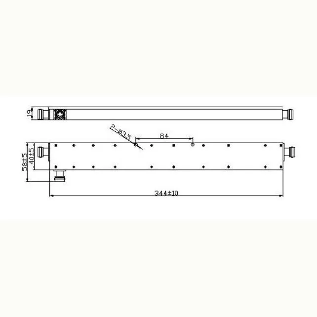 300W VHF UHF 700MHz 800MHz N Type 137-960MHz 15dB RF Directional Coupler for DAS Public Sa