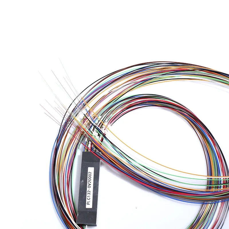 Steel Tube Type PLC SPLITTER 1x 32 Way Fiber Splitter with sc Upc Connector Fast Delivery