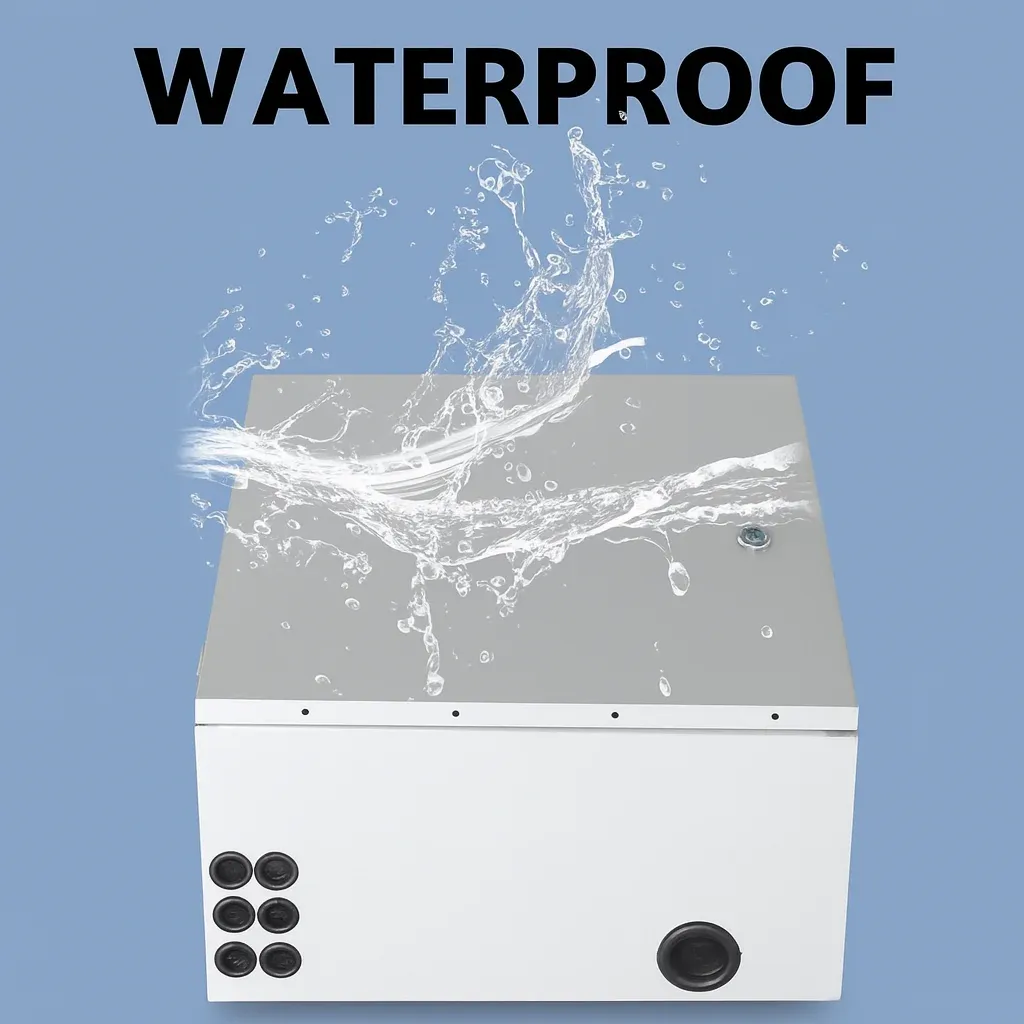 Outdoor 48 Core 5G Ready FTTH FTTX Fiber Optic Distribution Cabinet IP65 Waterproof Wall-M