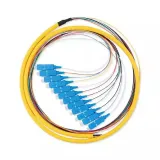 OS2 9/125 Singlemode LC/UPC Pigtail Fiber Optic Bundle 12 Fibers for FTTH Network Fiber Op
