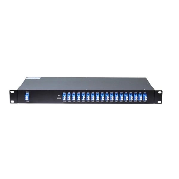 ZG TECH Fiber Optic Multiplexer 18CH CWDM MUX DEMUX 19inch Rack Mount Chassis SMF-28e Fiber 20nm Channel Spacing FTTx 3-Year-boxintelecom