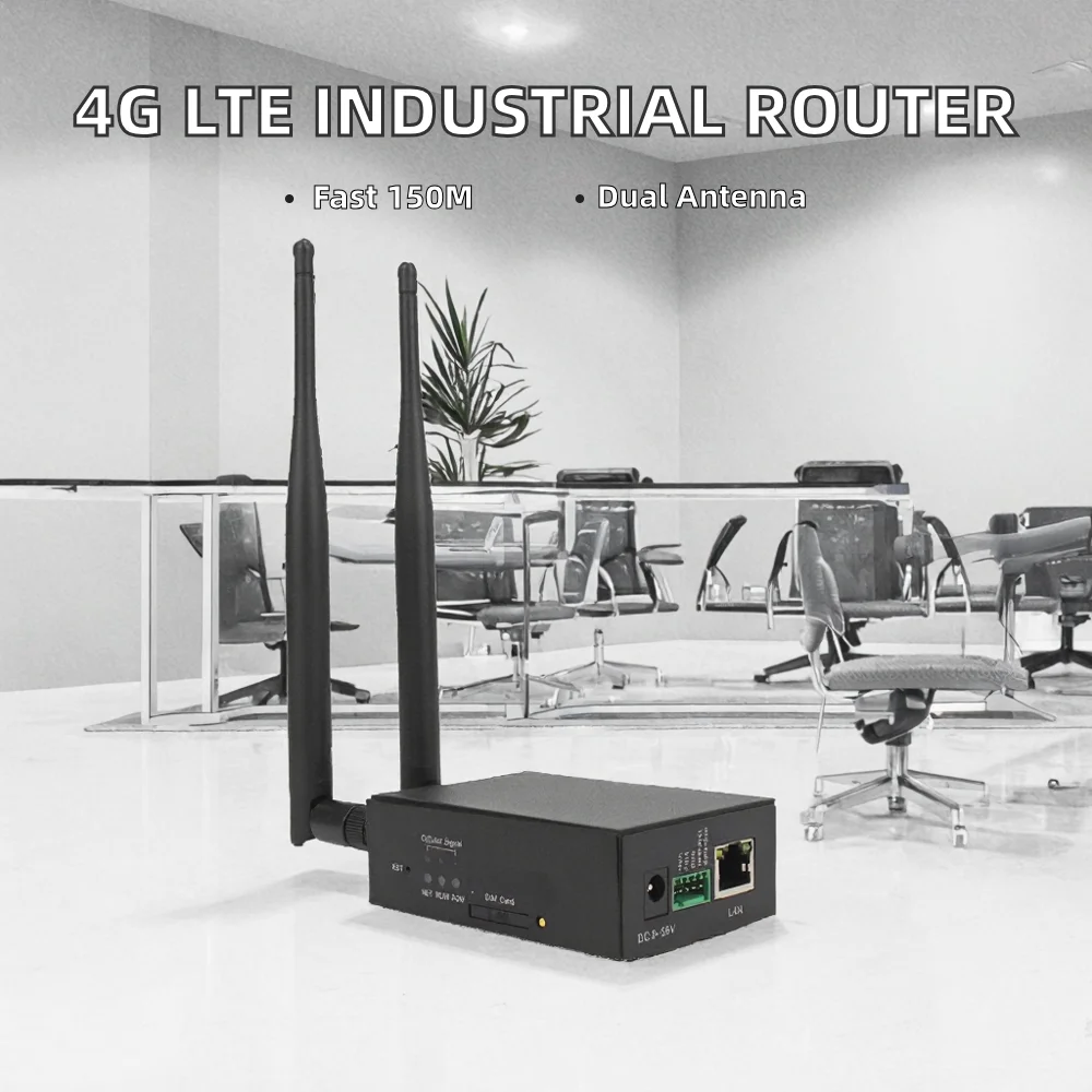 Industrial Gateway 3G/4G LTE Router 150Mbps Wireless WiFi 2.4G Supported Frequency New Firewall VPN 4G SIM-boxintelecom