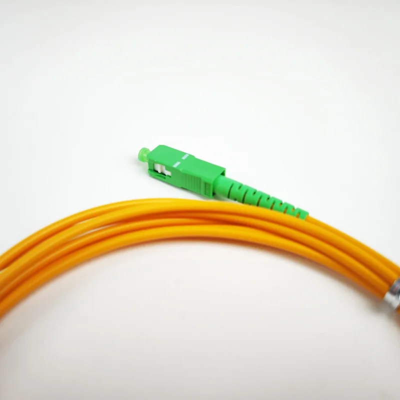 Optical Fiber Optic Patch Cord Equipment SC/APC-SC/APC FTTH Single Mode 1M 2M 3M Fiber Jum